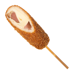 half mozarella